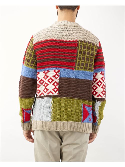 Wool blend patch sweater I'm Brian I'M BRIAN | Sweater | MA302128